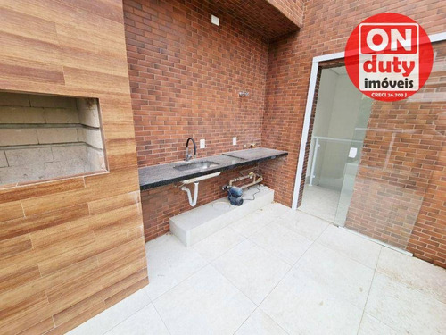 Imagem 8 de 30 de Triplex Com 3 Dormitórios À Venda, 190 M² Por R$ 1.150.000 - Gonzaga - Santos/sp - Vl0027