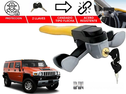 Candado Bastón Volante Hammer Antirobo Hummer H2 2007