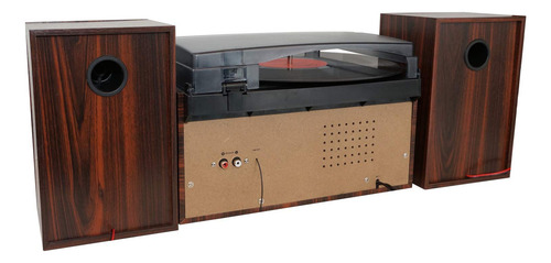 Boytone Bt-28mb, Tocadiscos Bluetooth De Estilo Clásico Co. Color Negro