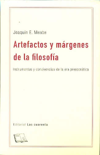 Artefactos Y Margenes De La Filosofia - Joaquin Meabe