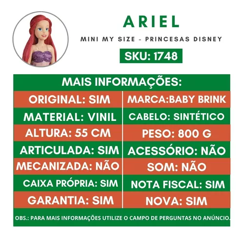 Boneca Elsa Mini My Size