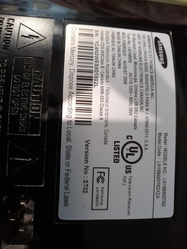 Imagen 3 de 4 de Tv Samsung 19 Led