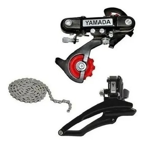 Relação Kit 21 Marcha Cambio Corrente Bicicleta P/ Aro26/29