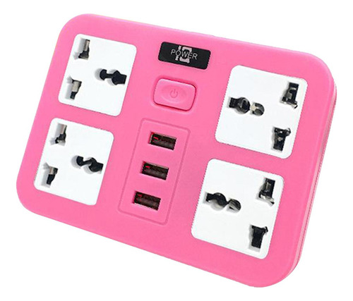 Cx1 Toma De Corriente 3 Puertos Usb Protector Contra