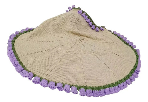 Yo Kit Crochet Manta Flores Juego Tejido Tejido
