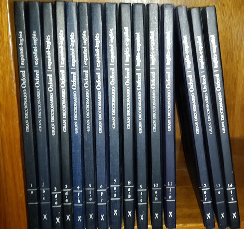 Gran Diccionario Oxford Español Ingles (14 Tomos)