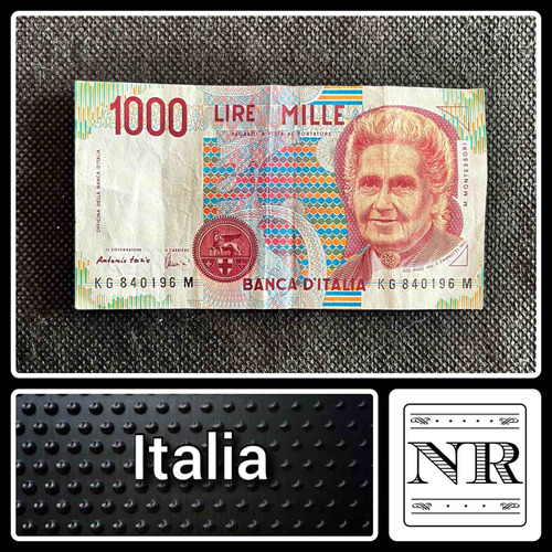 Italia - 1000 Liras - Año 1998 - P #114 - Montessori - Kg