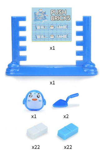 Push Bricks. Mini Juego De Mesa Para Derribar El Muro