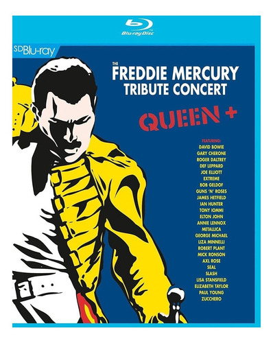 Queen Freddie Mercury Tribute Concert Bluray Import Nuevo 