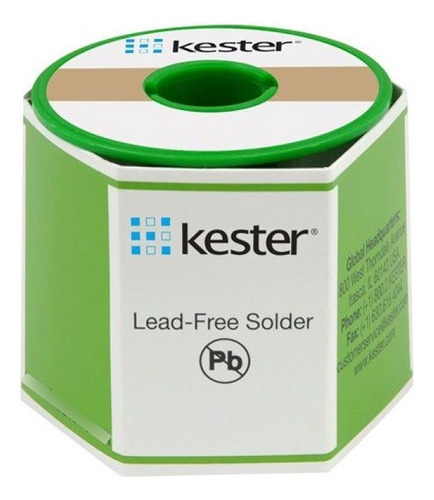 Estaño Sin Plomo Kester K100ld 0,8mm, 310 Gramos.