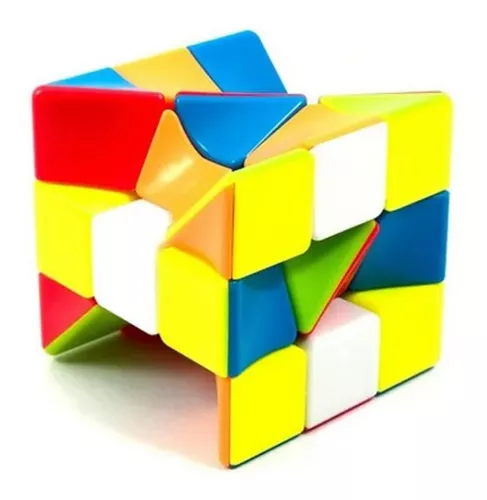 Cubo Magico 3x3x3 Twisty Torção Torre Diferente Cor Da Estrutura Stickerless