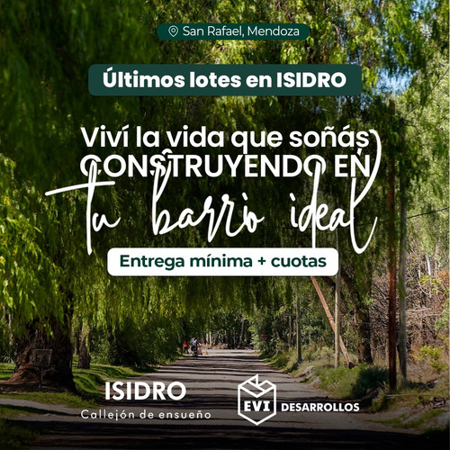 Lote En San Rafael - Loteo Isidro - Lotes De 410 M2