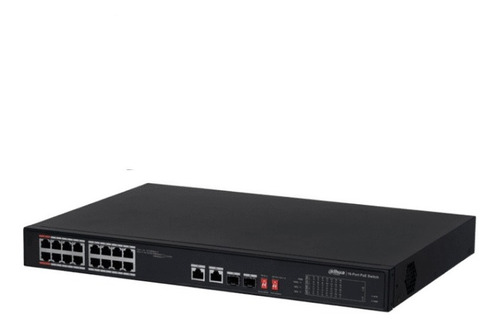 Switch Poe Ethernet 18 Puertos Dahua Dh-pfs3218-16et-135