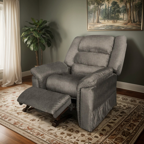 Reposet Elara Lino Gris Sofa Pieza Sillon Plaza Sala