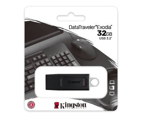 Pendrive Kingston 32gb Datatraveler Exodia Usb 3.2