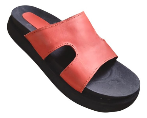 Zuecos Ojotas Sandalias Cuero Vacuno