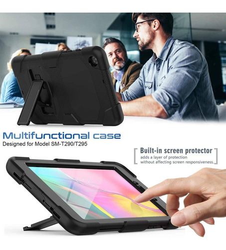 Funda Hxc Galaxy Tab A 8.0 T290/t295 + Protector Negro