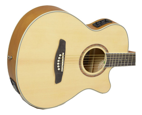 Imagem 3 de 10 de Violão Strinberg Berlin Be30c Elétrico C/ Afinador Natural