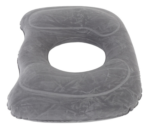 Zn Cojín Inflable Portátil For Silla Con Respaldo De Felpa