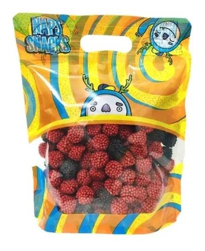 Gomitas Moras Rojas Y Negras Naps 1000gr - Kg a $30