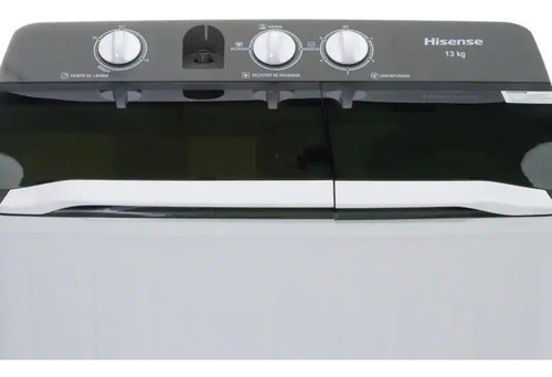 Lavadora Semi Automatica 13.0kg Blanca Wsa1301p Hisense