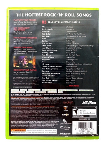 Guitar Hero Gh 5 Xbox 360 Garantizado (Reacondicionado)
