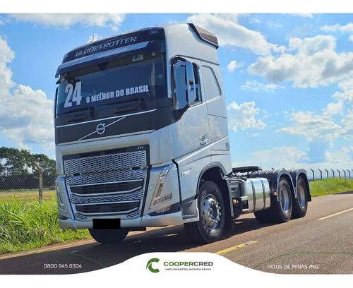 Volvo Fh540 23/24 Ec Plus Prata 6x4 Na Garantia De Fábrica