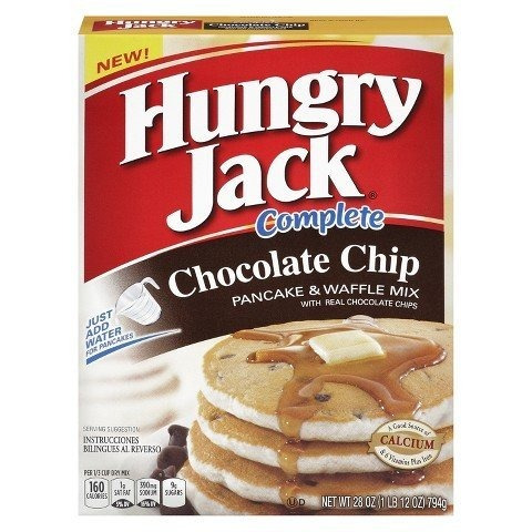 Hungry Jack Completa Con Trozos De Chocolate Pancake & Waffl