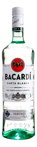 Ron Bacardi Blanco Carta Blanca 750 Cc - mL a $82