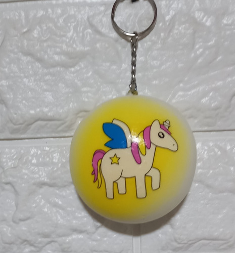 2 Squishy Unicornio Llaveros Juguete Anti Stress