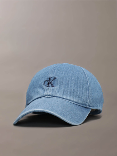 Gorra Azul Calvin Klein Con Monograma Para Mujer