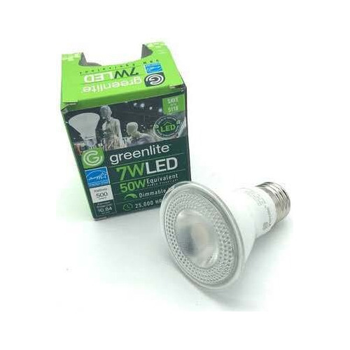 Bombillo Led 7w 50w Rosca (par 20) Greenlite