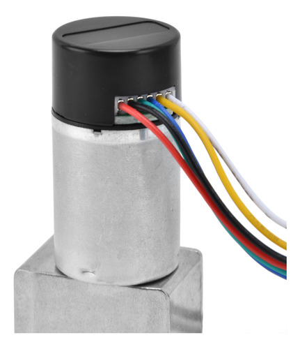 Motor De Engranaje Codificador Dc Worm 15 Mm Con Reducción D
