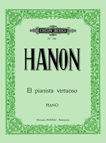 Libro El Pianista Virtuoso, 60 Ejerc. - Hanon, Charles-louis