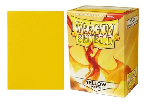 Protectores Dragon Shield Standard Color Yellow Matte (x100)