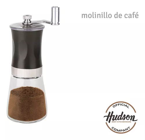 Cafetera Vidrio Acero Inoxidable Prensa Francesa 600ml Negra — Hudson Cocina