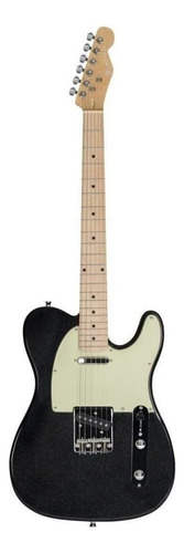 Guitarra elétrica Michael TL Michael Slide GM385N telecaster de  tília metallic black com diapasão de bordo