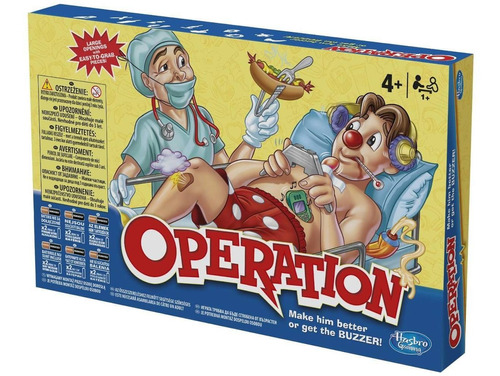 Operando Clásico B2176 Doctor Medico Niños Original Hasbro *