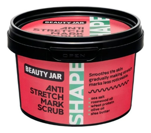  Exfoliante Corporal Beauty Jar Anti Estrias 400gr