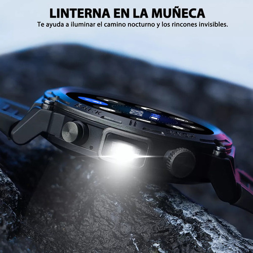 Lanterna Tática De Alça Dupla Smartwatch Eigiis Ke3