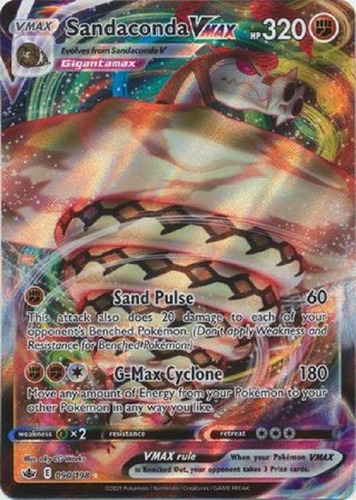 Sandaconda Vmax 90/198 Ultra Raro Pokemon Tcg