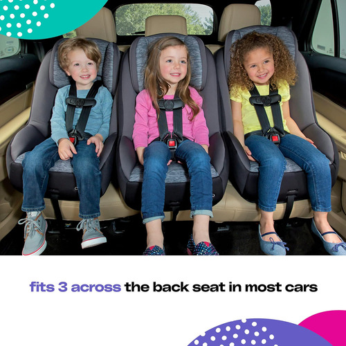 Cosco Mighty Fit 65 Dx Asiento De Automóvil Convertible, Hea