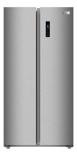 Refrigerador Libero Side By Side No Frost 430l Lsbs-467nfi Gris Oscuro