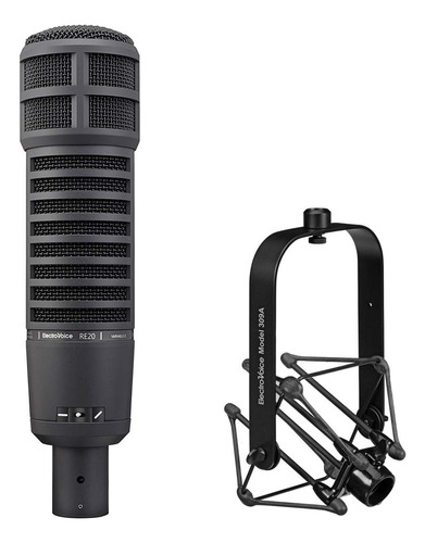 Electro-voice Re20 Broadcastannouncer Microfono (negro) 309a