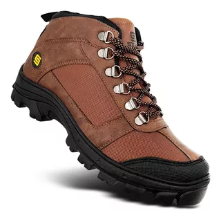 Zapatillas Botas Trekking Hombre Cosidas Reforzadas Trabajo