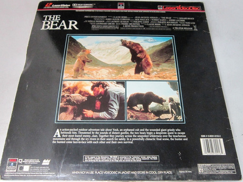 L'ours / The Bear / El Oso Laserdisc Importado Usa
