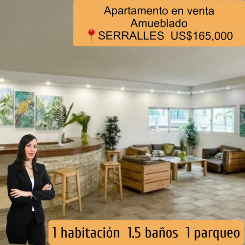 Apartamento En Venta Amueblado Serralles 