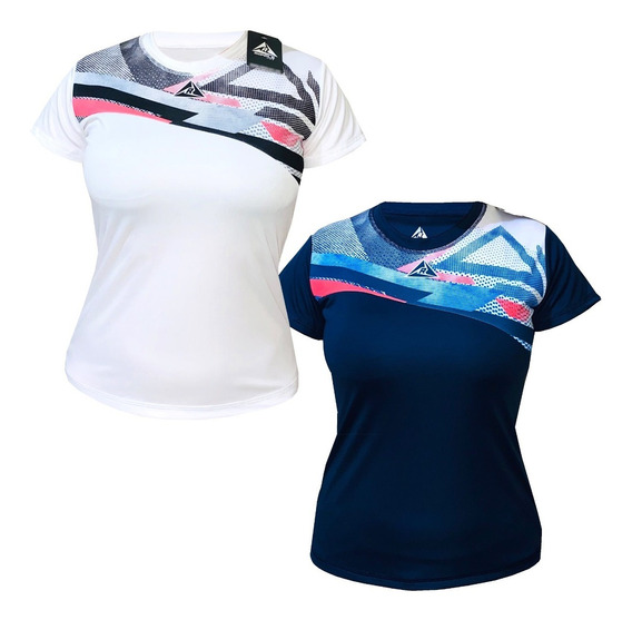 Pack X2 Camisetas Deportivas Mujer Original | sin