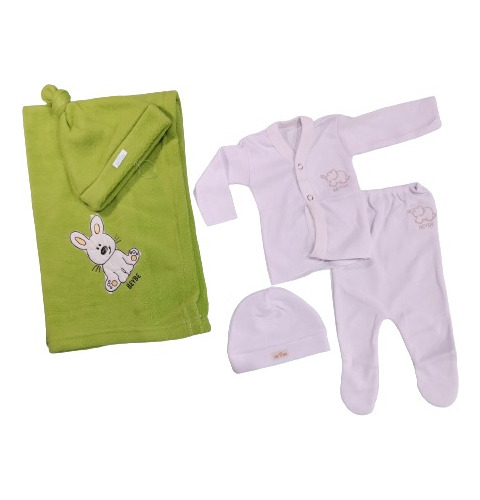 Set Nacimiento Recibidor Ajuar Bebé  Recién Nacido Unisex