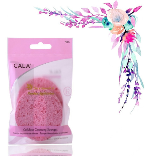 Esponja Celulosa Natural Limpieza Facial Cala